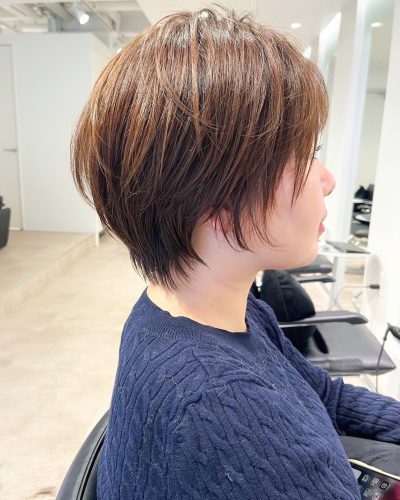 大人のショートスタイル【カット×イルミナカラー】 | ショート