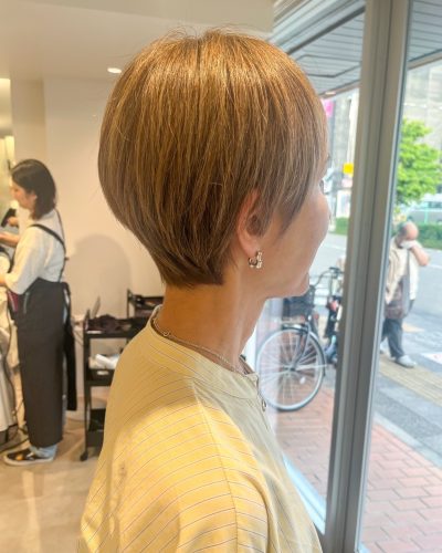 ハイトーンのショートスタイルです。 | その他