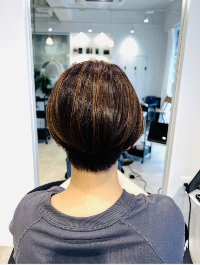 ナチュラルハイライト×ショート | ショート