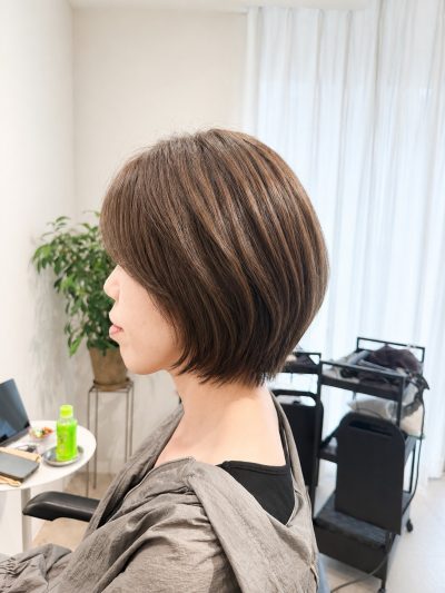 まとまりと丸みが魅力のショートボブ | おすすめスタイル